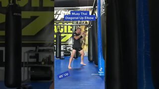 Muay Thai Diagonal Up Elbow