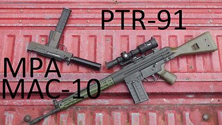 PTR-91 and Masterpiece Arms Mac-10 Shooting Demo