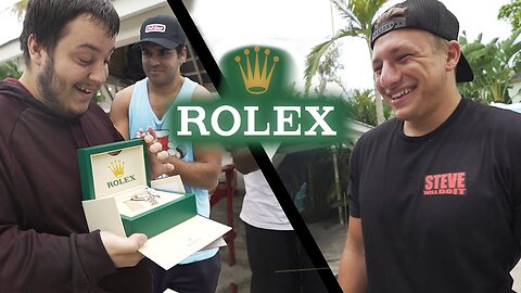 Buying My Best Friend A $20,000 Rolex! - Deleted Stevewilldoit Video