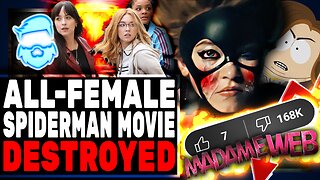 Spiderman Goes Full Panderverse & Gets DESTROYED! All Female Spiderman Movie ROASTED! Madame Webb