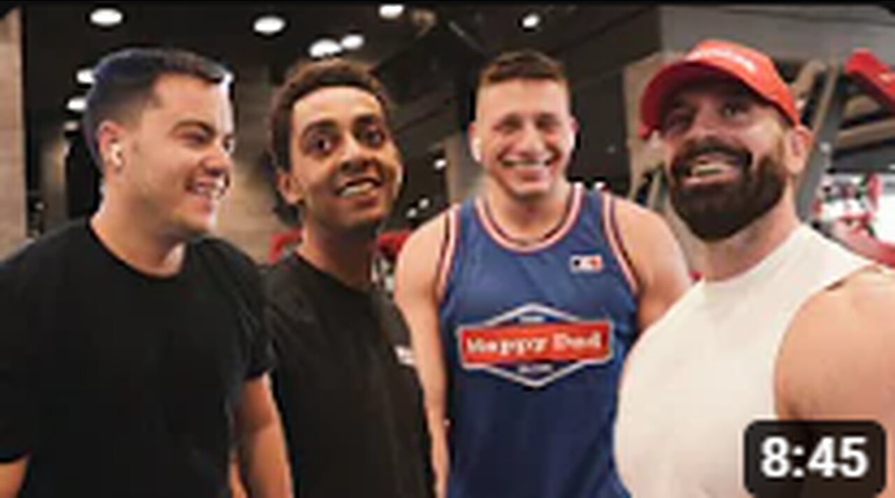 BRADLEY MARTYN GYM W STEVEWILLDOIT SALIM AND STEINY