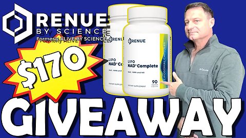 $170 MEGA NAD Booster GIVEAWAY | RENUE by SCIENCE