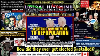 SGT REPORT - A SATANIC COMMITMENT TO DEPOPULATION -- Harley Schlanger