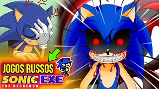 SONIC exe NUNCA VAI ACABAR 😂| JOGOS russos do SONIC EXE