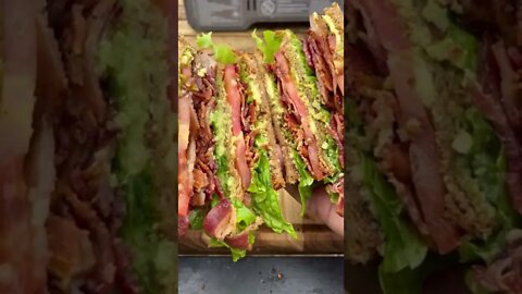 Double decker BLT sandwich