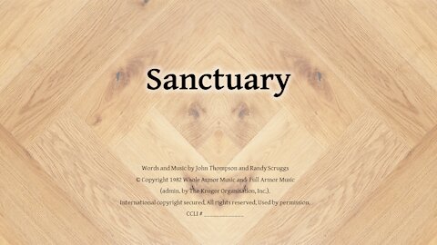 Prayer Time and Sanctuary