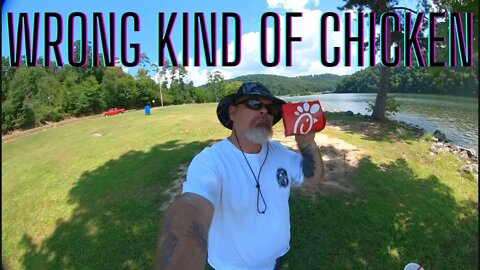 Fishing With Chicken The Wrong Way (Chick-Fil-A) #Shorts