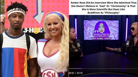 Amber Rose REVEAL She Dont Believe In "Christianity" Or "God" That EXP0SES Decline Of Western Female