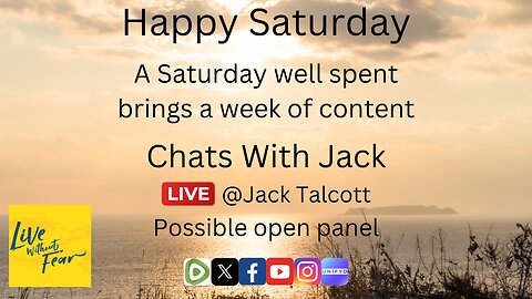Choosing to Listen; Chats with Jack and Open(ish) Panel Opportunity