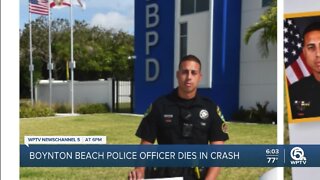 Off-duty Boynton Beach police officer dies in fiery single-car crash