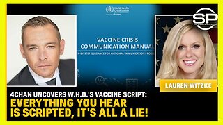 4CHAN UNCOVERS W.H.O.'S VACCINE SCRIPT EVERYTHING YOU HEAR IS SCRIPTED, IT'S ALL A LIE!