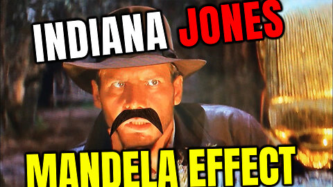 🌐NEW Mandela Effect - Indiana Jones - Had a Mustache or Not?🌐