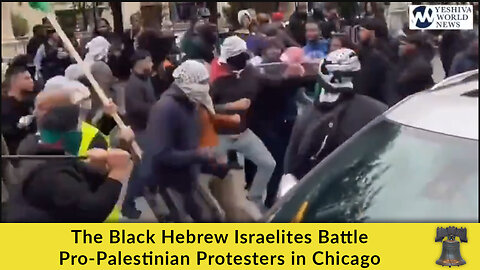 The Black Hebrew Israelites Battle Pro-Palestinian Protesters in Chicago