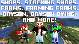 Stocking My Shop, Farm Farming, and more! - Shenanigang SMP