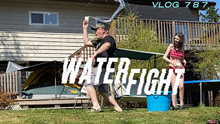 WATER FIGHT - VLOG 787