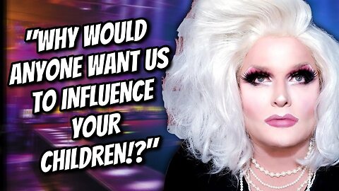 Drag Queen AGREES with me! Exposes the truth about drag shows.