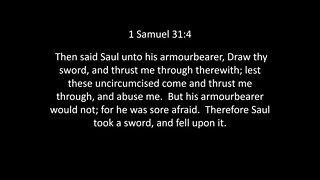 1st Samuel Chapter 31