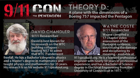 Theory D: A plane with the dimensions of a Boeing 757 impacted the Pentagon (with 30 min.Q&A)
