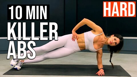 10 Min de Treino Abdominal Hard | KILLER ABS | Treino Intenso | Em Casa | Sem Equipamento