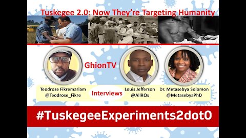 Tuskegee Experiments 2.0: Now They Are Targeting Humanity