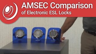 AMSEC Electronic ESL Lock Comparison (ESL5, ESL10XL & ESL20XL)