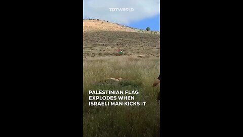if you kick the Palestine flag, then...