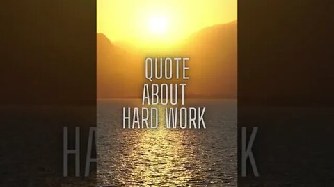 Hard work quote by Mary E Pearson