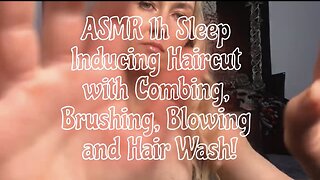 ASMR Roleplay Haircut and Hair Wash!