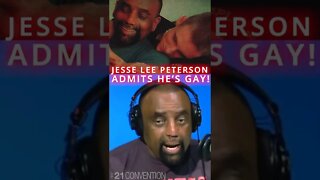 @Jesse Lee Peterson admits he's GAY -through his own logic!