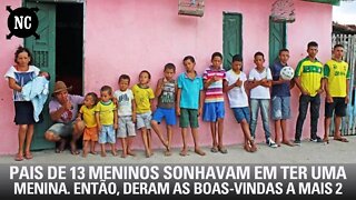 Pais De 13 Meninos Sonhavam Em Ter Uma Menina. Então, Deram As Boas Vindas A Mais 2