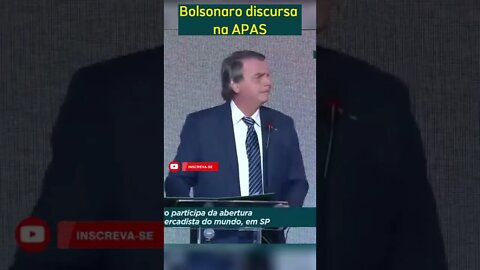 Bolsonaro discursa na APAS