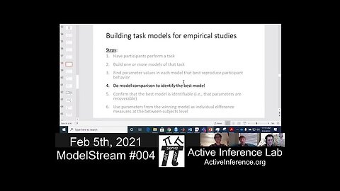 ActInf ModelStream #001.4: "A Step-by-Step Tutorial on Active Inference"