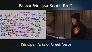 Principal Parts of Biblical Greek Verbs #7 by Pastor Melissa Scott, Ph.D.