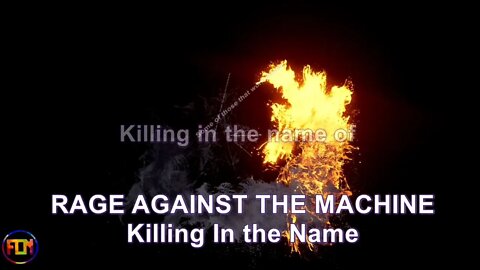 RAGE AGAINST THE MACHINE - Killing In the Name - Lyrics, Paroles, Letra (HD)