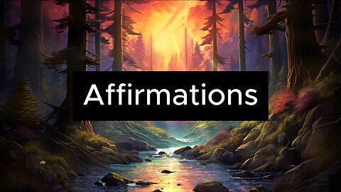 Daily Affirmations ASMR video to play on a loop!
