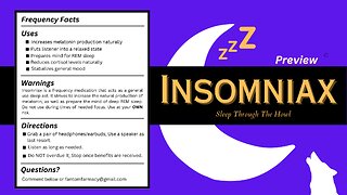 Insomniax (Preview) | Sleep Aid Frequency Medication | Sleep Through The Howl | Official Preview