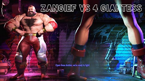 Street Fighter 6 - Zangief VS 4 Giantess (Giant Fighters Mod)