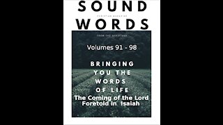 Sound Words, The coming of the Lord, Foretold in Isaiah
