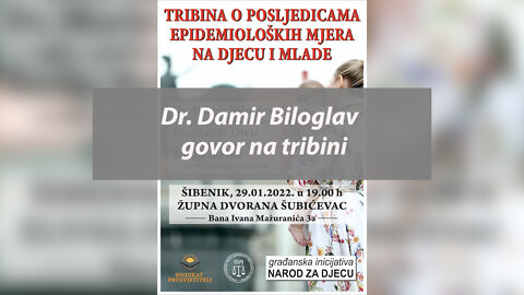 Tribina Šibenik 29.01.2022. dr. Damir Biloglav