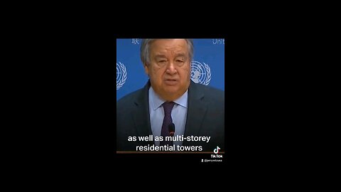Portuguese António Guterres Putting people together for the cause of Palestine and speaking for Gaza