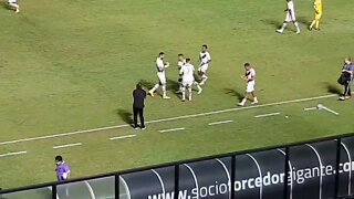 Reação de Sá Pinto ao gol de Ribamar - Primeiro gol do Vasco sob seu comando