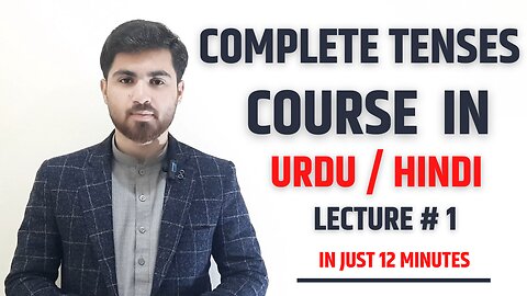 #Tense || What is Tense || What is the Origin of Tense || Complete Tenses Course in URDU/HINDI