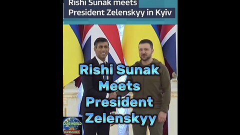 Rishi Sunak meets President Zelenskyy in Kiev