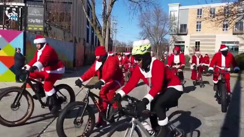 Watch: Santa Cycle Rampage 2022