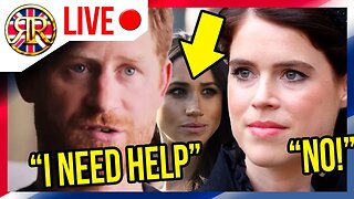 Harry BEGGED Eugenie for HELP with Meghan… DENIED!