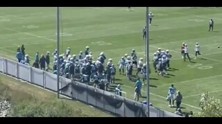 Patriots & Panthers Brawl, Punches Thrown at Training Camp