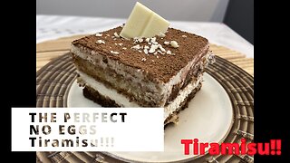 How to make Tiramisu with no eggs.