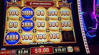 COIN TRIO FORTUNE TRAILS slot machine was on fire got all 3 coins and more!!!