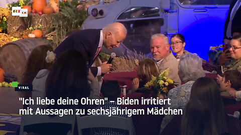 "Ich liebe deine Ohren" – Biden irritiert mit Aussagen zu sechsjährigem Mädchen