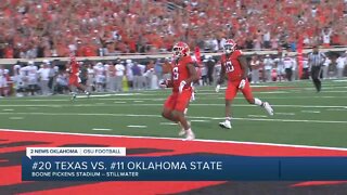 No. 11 OSU hangs on to beat No. 20 Texas 41-34